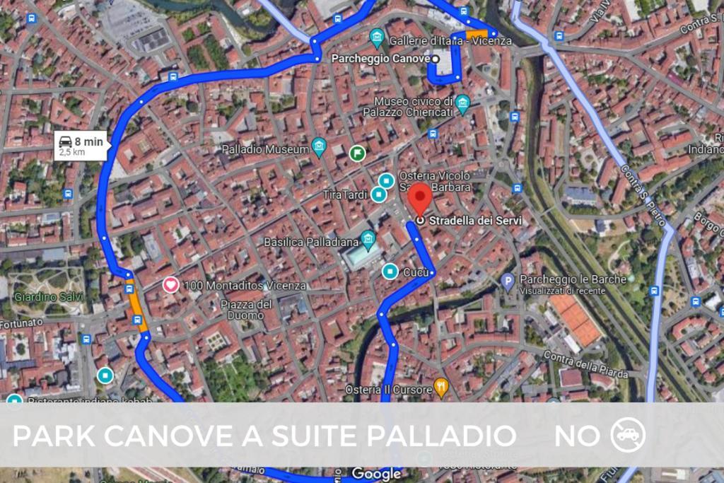 Suite Palladio Centro Vicenza A 2 Passi Da Piazza Dei Signori Check-In Veloce Extérieur photo