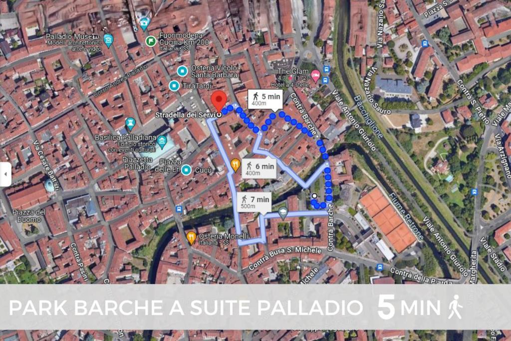 Suite Palladio Centro Vicenza A 2 Passi Da Piazza Dei Signori Check-In Veloce Extérieur photo