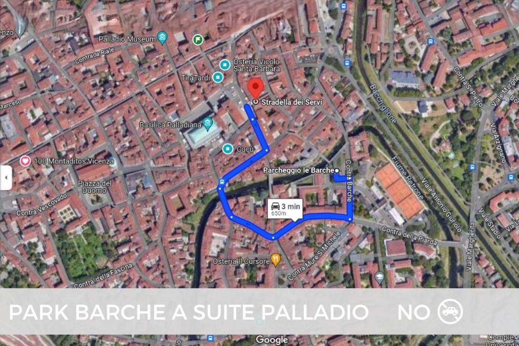 Suite Palladio Centro Vicenza A 2 Passi Da Piazza Dei Signori Check-In Veloce Extérieur photo